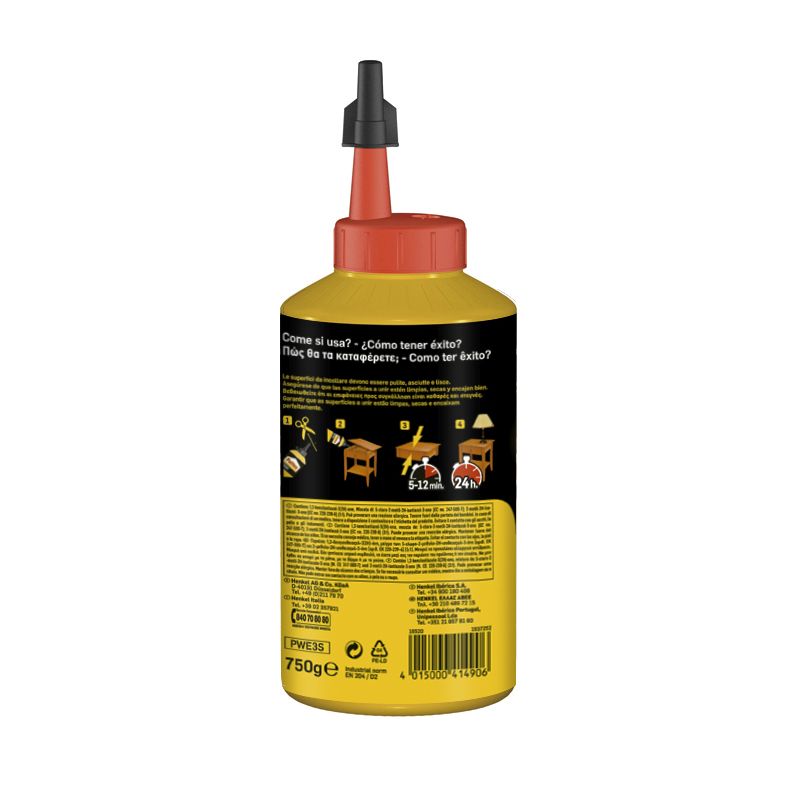 Pattex Cola Para Madera botella 750 gr